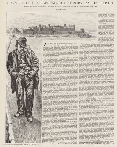 Vida de Convicto en la Prisión de Wormwood Scrubs de Charles Paul Renouard